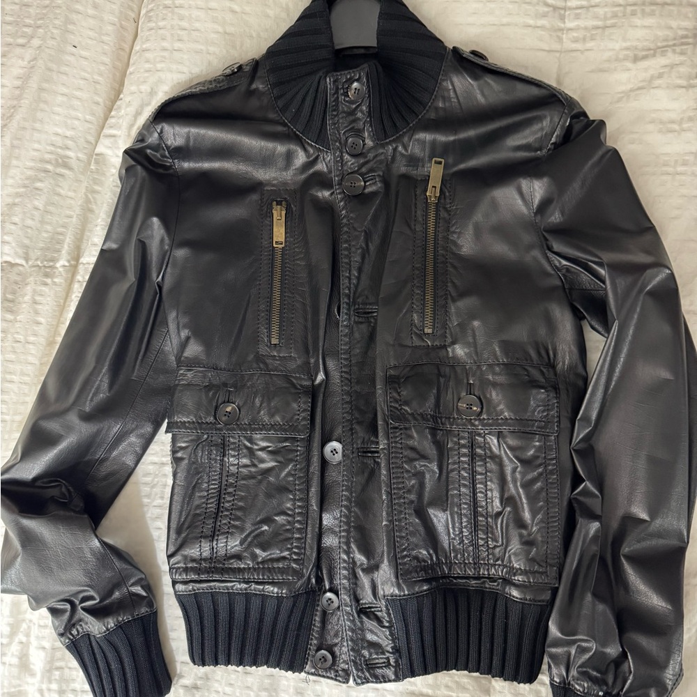 Gucci Madonna leather jacket. Rare!